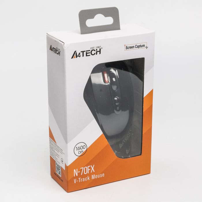 Інформація про A4Tech N-70FX-1 (Black) - Миша дротова V-Track USB