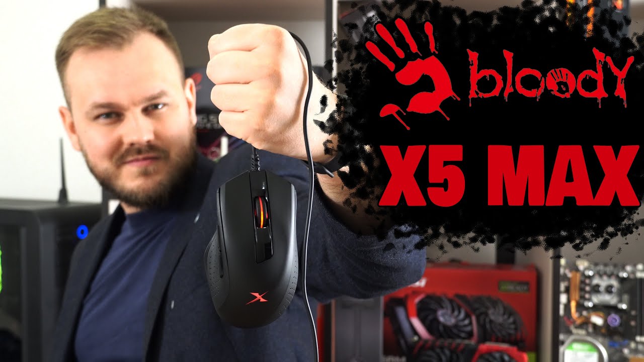 A4Tech Bloody X5 MAX | Огляд ігрової миші