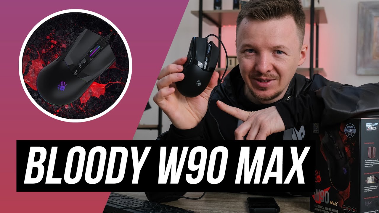 Bloody W90 Max: среднебюджетной ігрова миша під будь-який жанр
