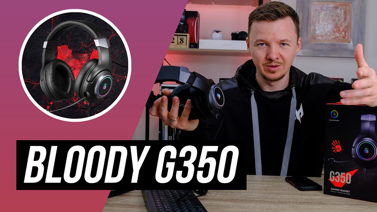 Bloody G350: недорога ігрова гарнітура з 7.1 і RGB