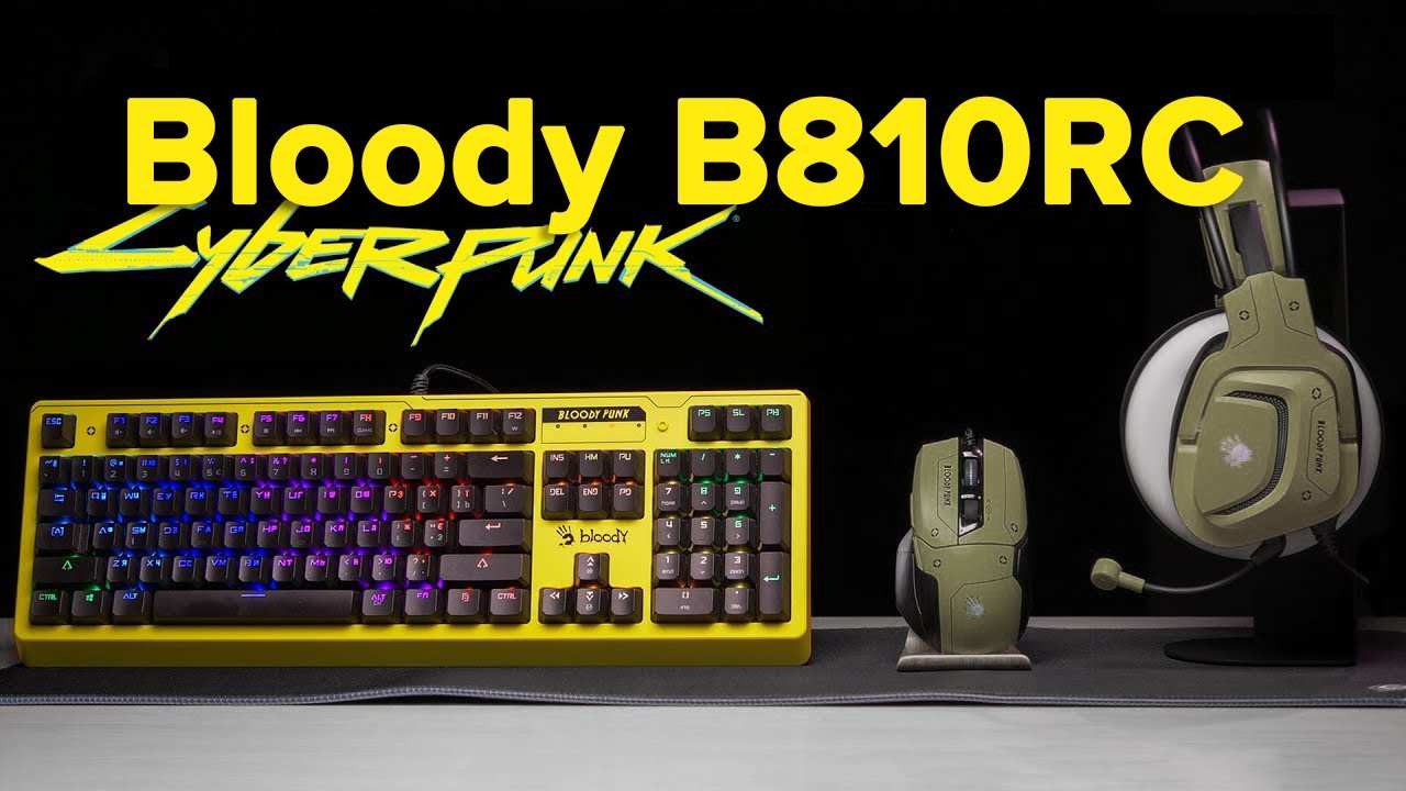 Даруємо Bloody B810RC! ТОП механічна ігрова клавіатура від A4Tech.