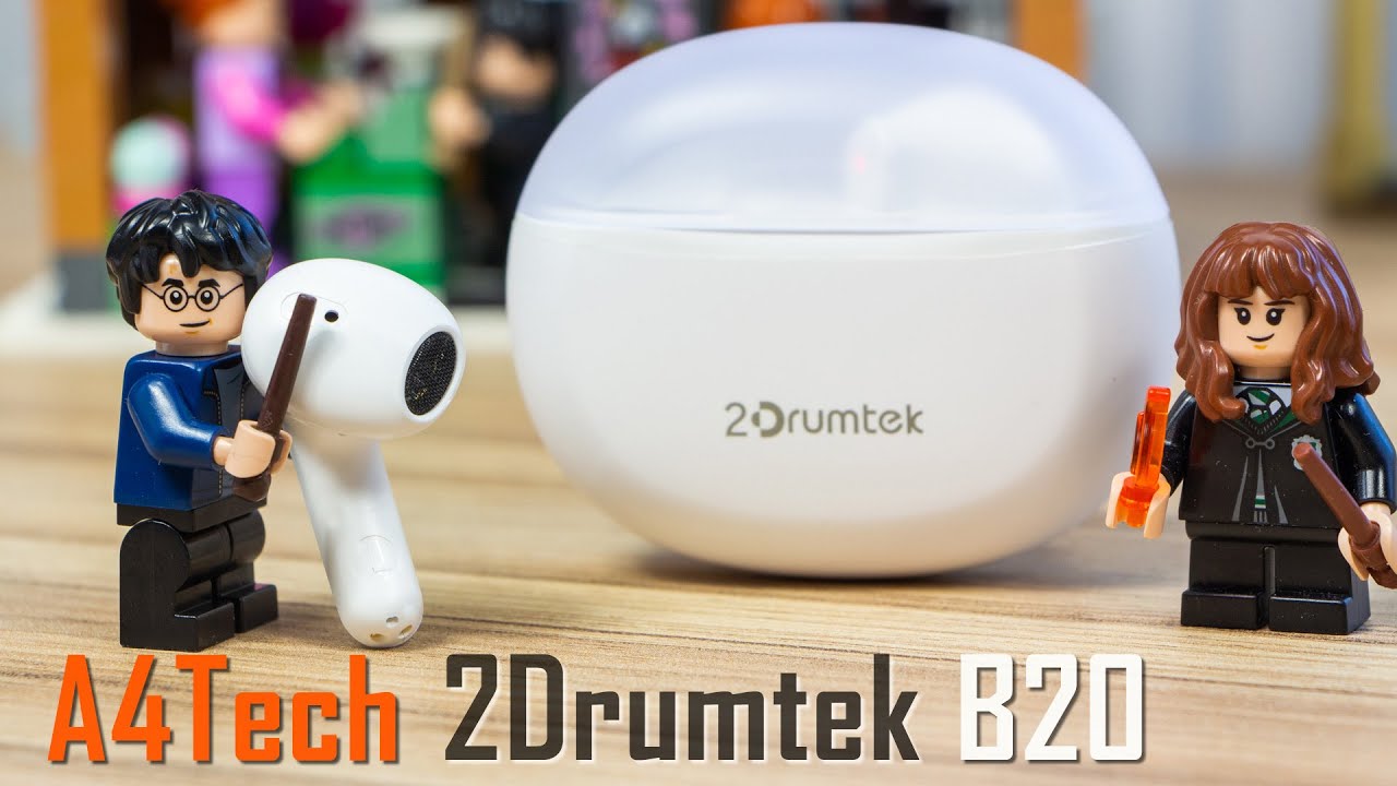 A4Tech 2Drumtek B20 - бездротові навушники з динаміком 13 мм і реальними басами. Огляд TWS гарнітури.
